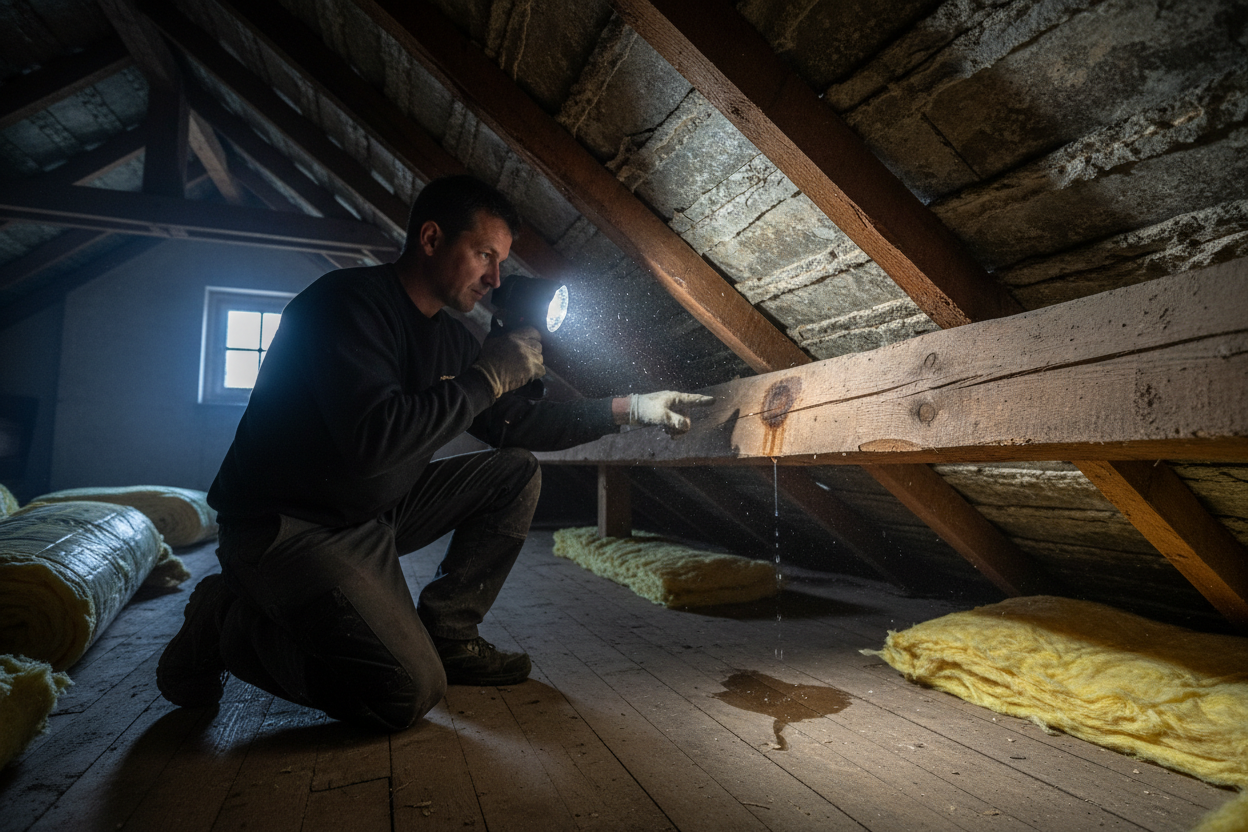 Recherche de fuite et étanchéité de toiture à Limoges